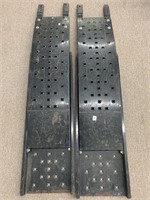 Pair Of 14"x80" Folding Steel Ramps