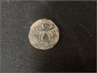 Byzantine Follis Bronze Coin