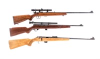 Three .22 Rifles: Norinco, Mossberg, Tula