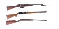 Three Rifle Lot .22 / 6.5x52mm