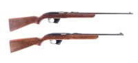 Two Winchester Model 77 .22 LR Semi Auto Rifles