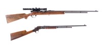 Two .22 Rifles: Springfield 87A & Savage 70