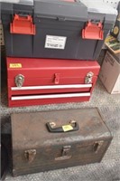 (3) TOOL BOXES ONE WITH CONTENTS
