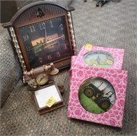 (6) CLOCKS- FOUR NEW IN BOXES
