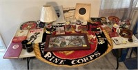 USMC COLLECTABLES-PATCHES-BELTS-MUGS