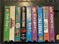 (9) CHILDRENS VHS TAPES
