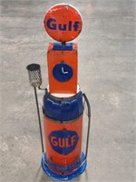 Gulf Visible Gas Pump Decor for Man Cave