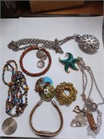 Costume Jewelry to Include Necklaces,  Broaches,