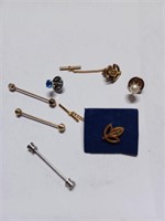 Lot of Vtg. Tie Pins