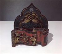 Chinese wooden wall niche