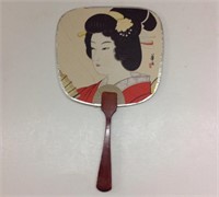 Antique postcard fan from tokyo