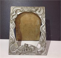 Metal dragons picture frame