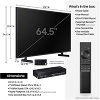 SAMSUNG 65" Frame Series - 4K Quantum HDR Smart TV