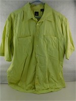 Mossimo Yellow Button Up Sz XL