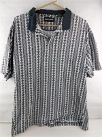 Pierre Cardin Checkered Pattern Shirt Sz XL