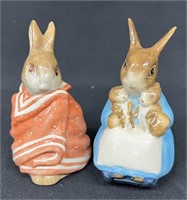 (2) Beswick Eng Beatrix Potter Porcelain Figures