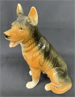 Erphila Porcelain Shepherd Dog Figure 8.75"