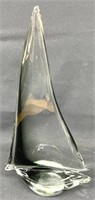 Oggetti Murano Art Glass 12.75" Tall Sailboat Fig