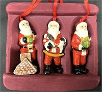 Villeroy & Boch Set of (3) Christmas Ornaments