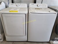 White Samsung washer & dryer set