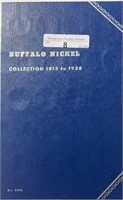 1913-1938 Buffalo Nickels Partial Album 33 Coins