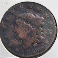 1833 Large Cent