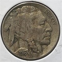 1916-D Buffalo Nickel XF