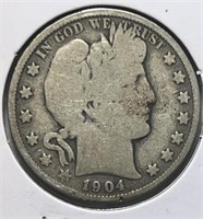 1904 Barber Half Dollar