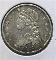 1834 Bust Quarter XF