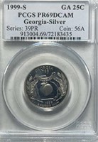 1999-S Georgia Silver Quarter PCGS PR69 DCAM