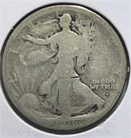 1916-D Walking Liberty Half Dollar