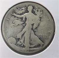 1920-D Walking Half Dollar