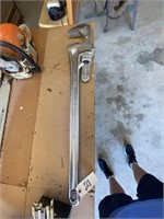 Ridgid Pipe Wrench 60" New Teeth All Steel