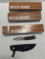 (3) Buck knives