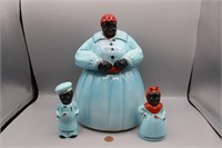 Signed McCoy Mammy Cookie Jar & S&P Shakers