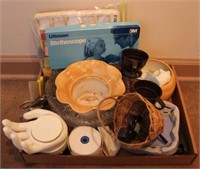 Tray lot of assorted items