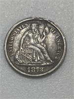 1883 Seated Liberty Dime, Circulated