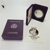 1991 Silver American Eagle 99.9 Silver Proof Coin
