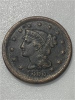 1855 US Large Cent