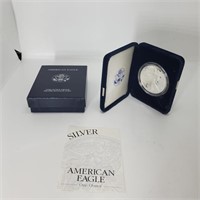2001 Silver American Eagle Dollar Coin, Bullion