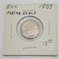 Nice! 1857 Flying Eagle, One Cent Loo!