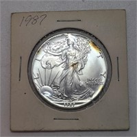 1987 American Eagle USA 1 oz .999 Fine Silver