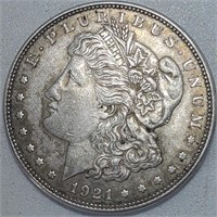 1921 Morgan Silver Dollar "D"