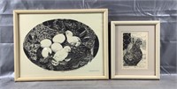 Chicks In Nest & Hen Framed Prints