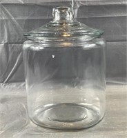 10" Glass Container W Lid