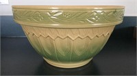 Over and Back Yellow Ware Bowl