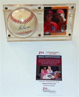 Alan & Andy Benes Autographed Baseball JSA COA