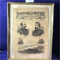#550 CIVIL WAR-HARPER'S WEEKLY 7/26/1862