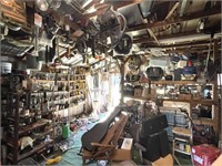 Contents of Shed, Tools, Antiques, Camping and