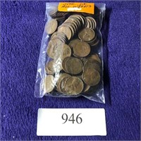 Coins over 100 wheat cents 946